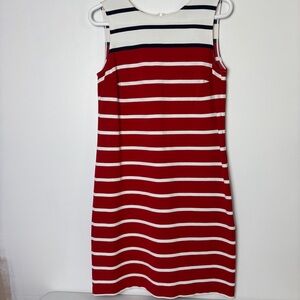Brooks Brothers Nautical Striped Sleeveless Dress